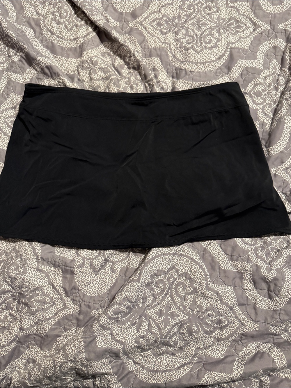 Women’s Black Swim Skort - Sleek & Versatile